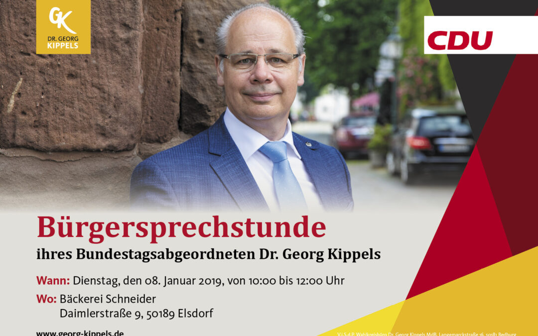 Bürgerspechstunde in Elsdorf